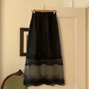 Philosophy di Alberta Ferretti Black Skirt